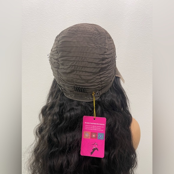 22” Full 13x4 Lace Frontal Deep Wave Virgin Human Hair Wig - Picture 9 of 10